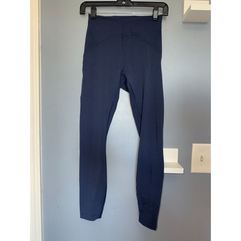 Lululemon Navy Instill High-Rise 25 Inch Leggings | Size 4 | Activewear, Yoga
